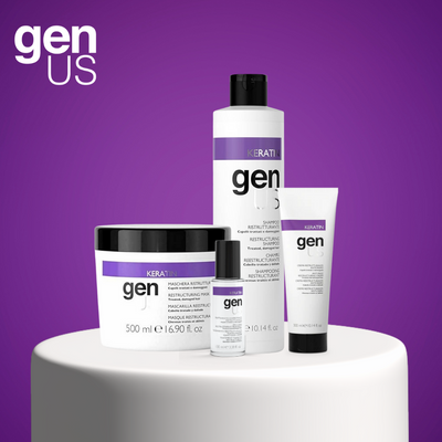 Género Keratin for Treated, Damaged Hair Small Set
