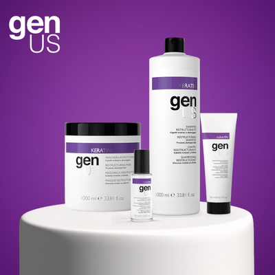 Set de Keratina de Género para Cabello Tratado y Dañado