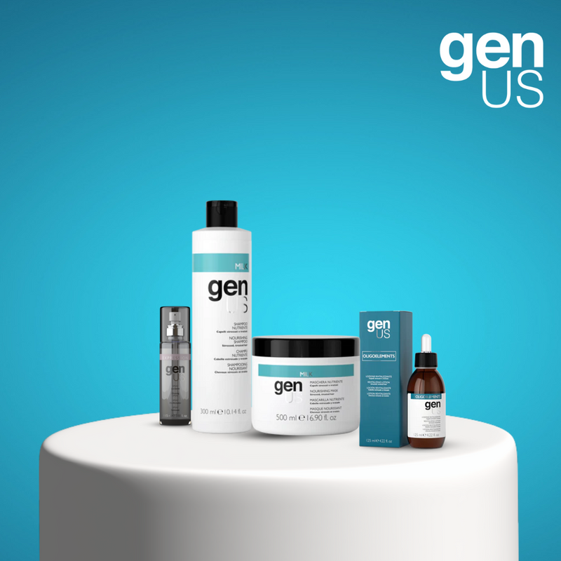 Genus Milk for Stressed, Treated Hair Small Set