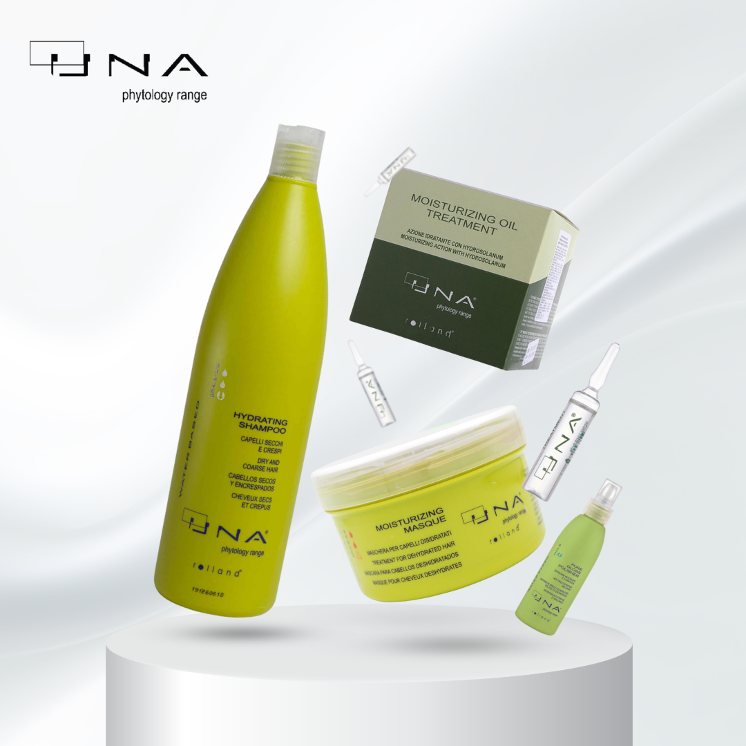 Frizzy Set UNA Hydro-In Dry and Frizzy Hair Set | Concept Cosmetics