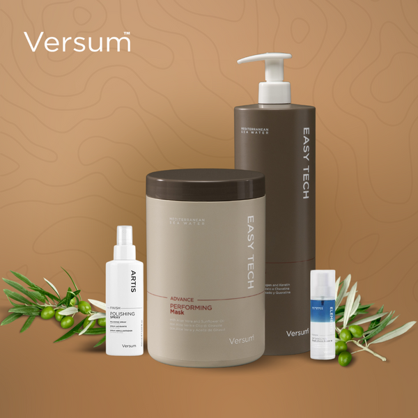 Versum Easy Tech Advance: kit de cuidado completo para el brillo y la transformación del cabello tratado químicamente