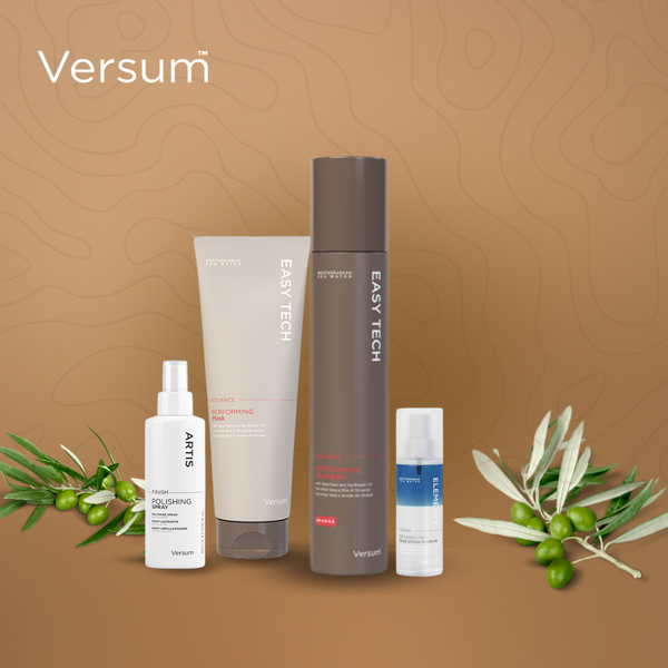 Versum Easy Tech Advance Small: Kit de cuidado completo para el brillo y la transformación del cabello tratado químicamente