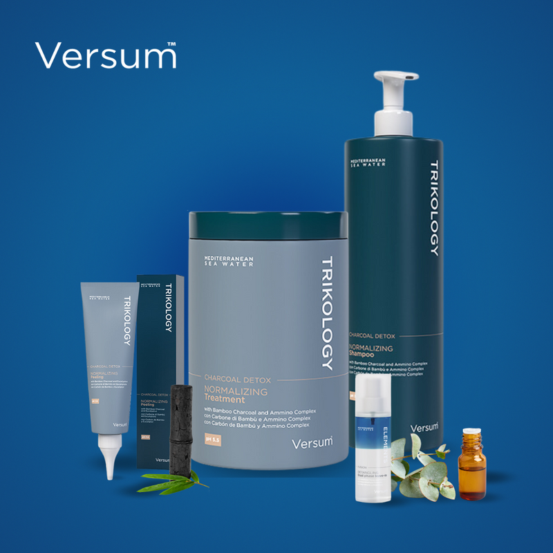 Set Versum Trikology Charcoal Detox: revitaliza tu cabello y cuero cabelludo con una desintoxicación profesional