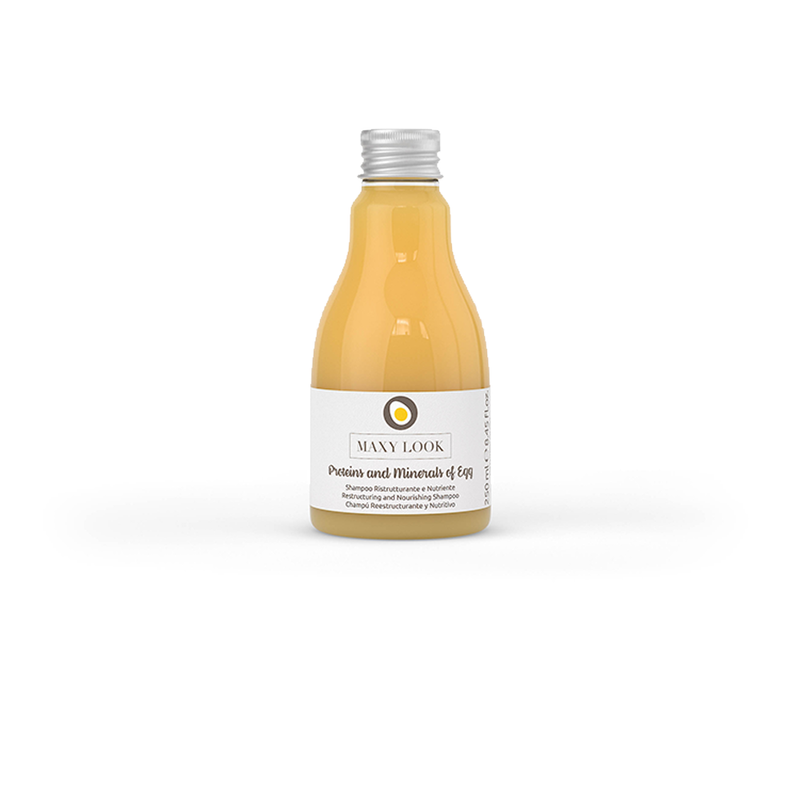 Restructuring and nourishing shampoo - MAXY LOOK Proteins and Minerals of Egg