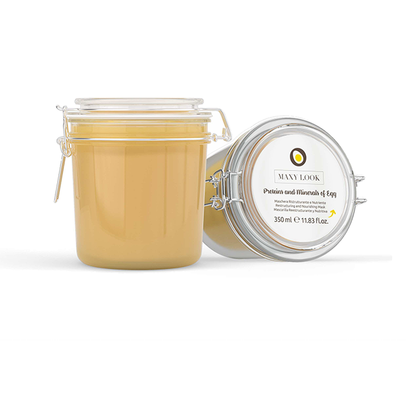 Mascarilla Reestructurante Y Nutritiva - MAXY LOOK Proteínas y Minerales de Huevo